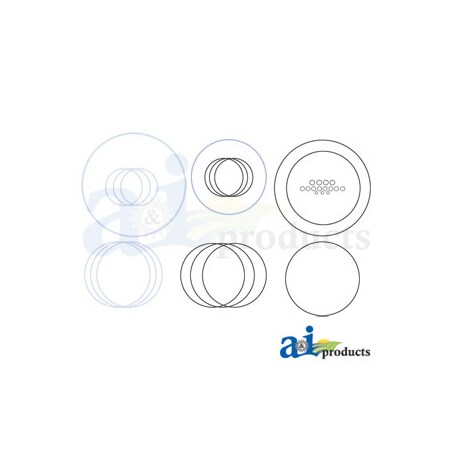 A & I Products Seal Kit-Clutch Repair 12" x14" x1" A-A46286